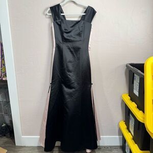 Scott McClintock for Gunne Sax black and pink formal dress